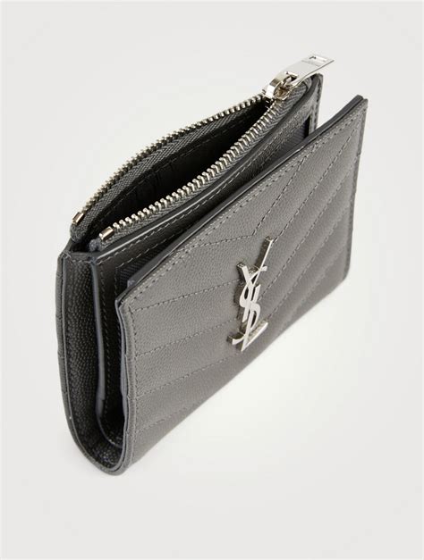 ysl card holder women|YSL zipped card holder.